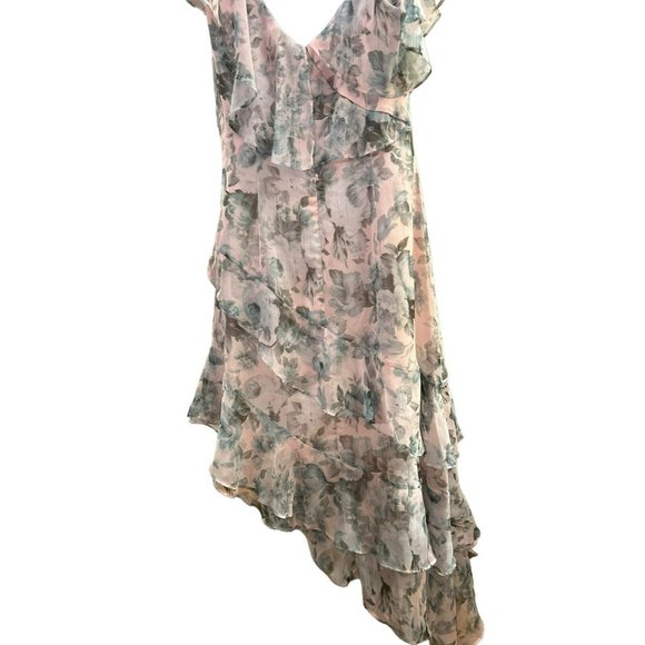 Keepsake the Label Women's Revolve Sweet Love Asymmetrical Hem Dress Size Medium - Picture 6 of 7